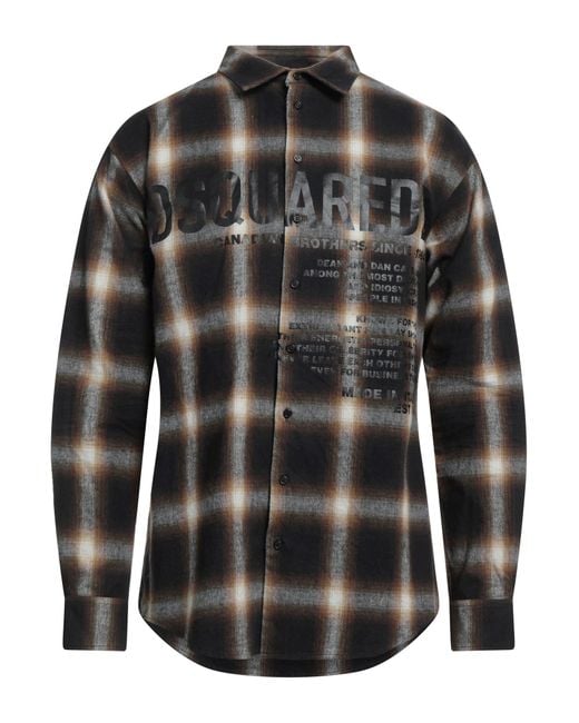 Camicia di DSquared² in Black da Uomo