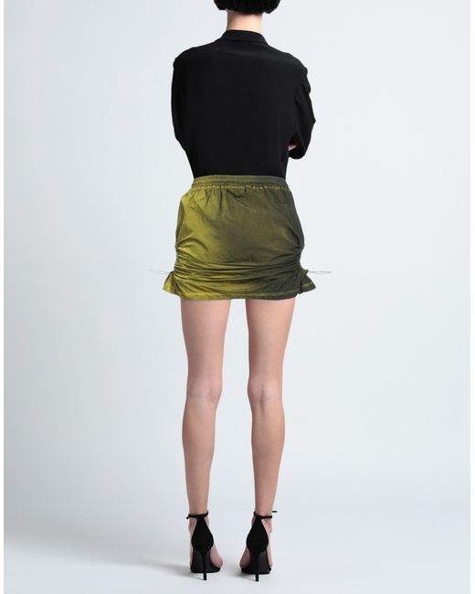 Aries Green Mini Skirt