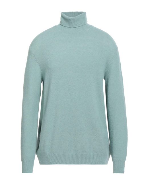 Amaranto Rollkragenpullover in Blue für Herren