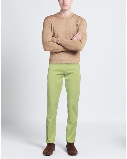 Isaia Green Pants for men