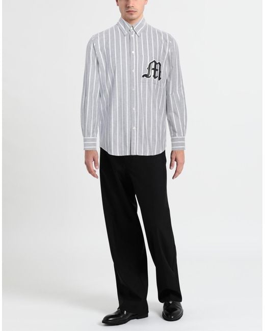 Camisa MSGM de hombre de color Gray