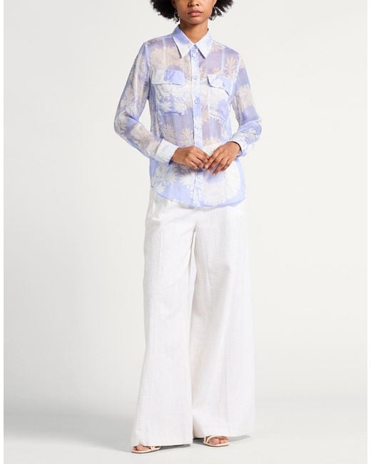 Paul & Joe Blue Light Shirt Silk