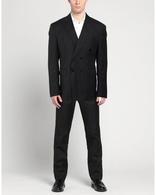 Exte Black Charcoal Blazer Wool for men