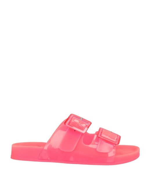 Colors Of California Pink Fuchsia Sandals Rubber