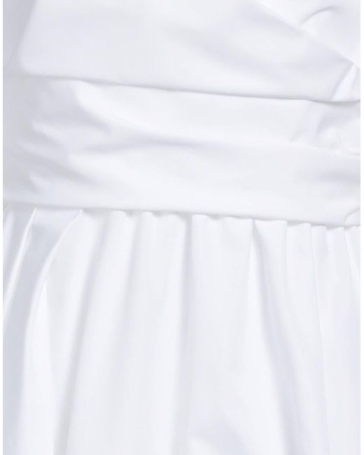 Del Core White Midi-Kleid