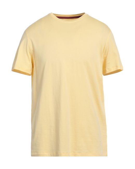 Isaia T-shirts in Yellow für Herren
