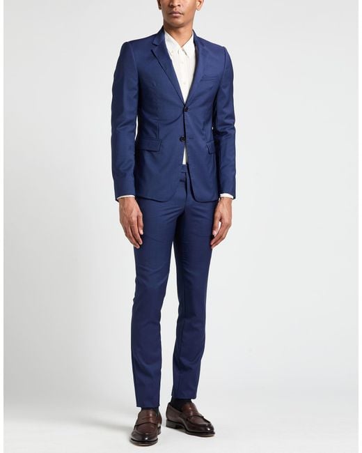 Emporio Armani Blue Suits for men