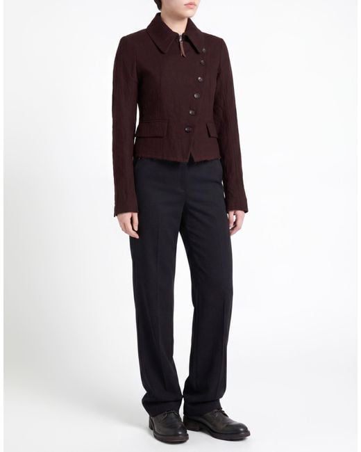 Masnada Purple Jacket Virgin Wool, Cotton, Metal