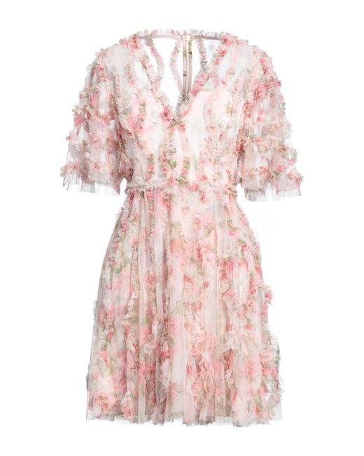 Minivestido Needle & Thread de color Pink