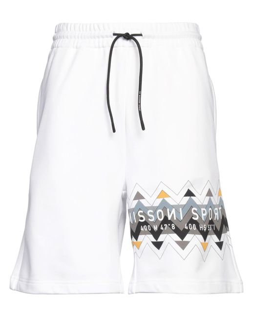 Missoni White Shorts & Bermuda Shorts for men
