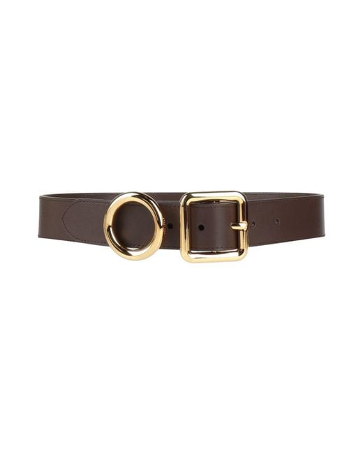 Jacquemus Brown Dark Belt Leather