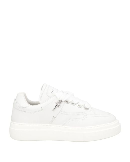 Cesare Paciotti White Sneakers Leather