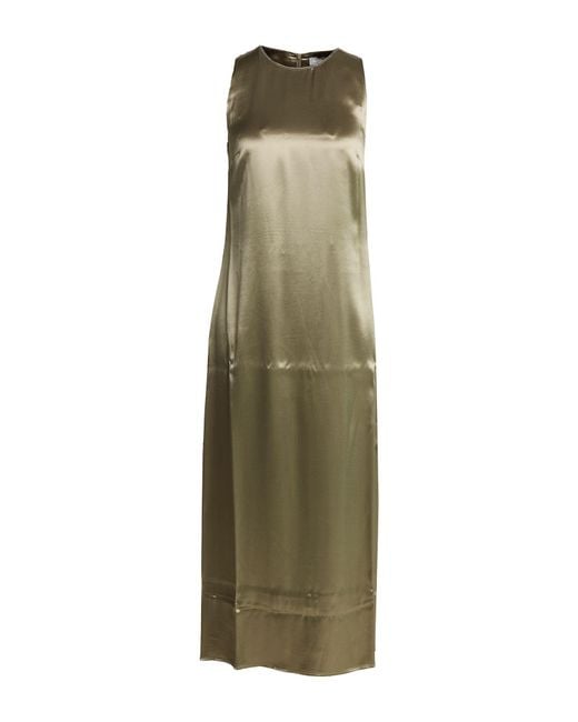 Peserico Green Maxi Dress Viscose