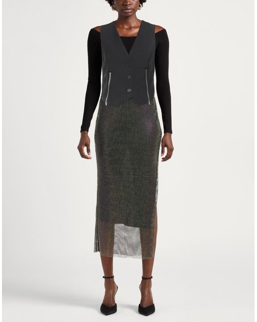Dixie Black Tailored Vest Polyester, Viscose, Elastane