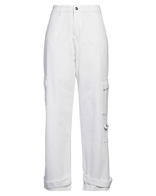 hinnominate White Pants Cotton
