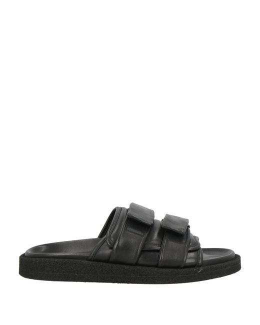 Officine Creative Black Sandals for men