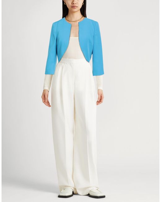 Liu Jo Blue Jacket Polyester, Elastane