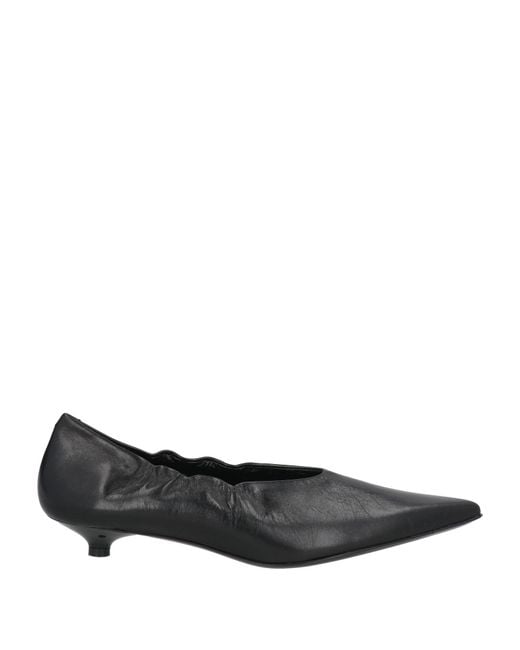 Guglielmo Rotta Black Ballet Flats