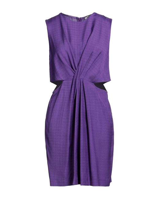 Sandro Purple Mini Dress