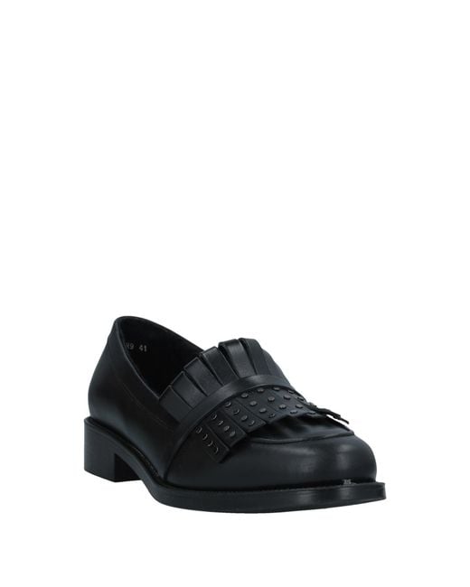 Frau Black Loafer