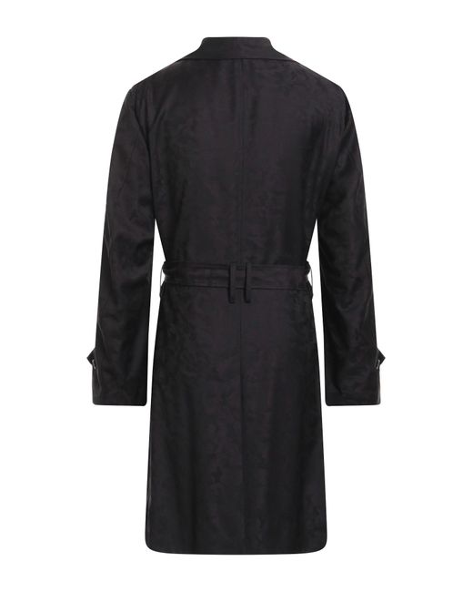 Dolce & Gabbana Black Overcoat & Trench Coat for men