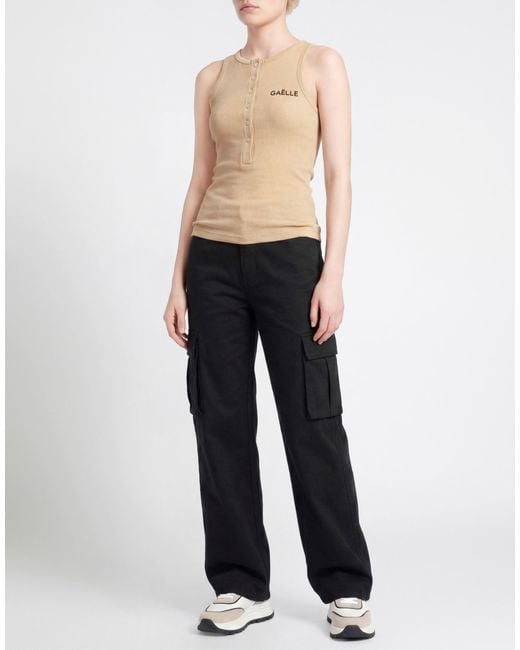 Gaelle Paris Natural Tank Top Cotton, Elastane
