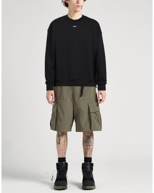 Off-White c/o Virgil Abloh Black Sweatshirt Cotton for men