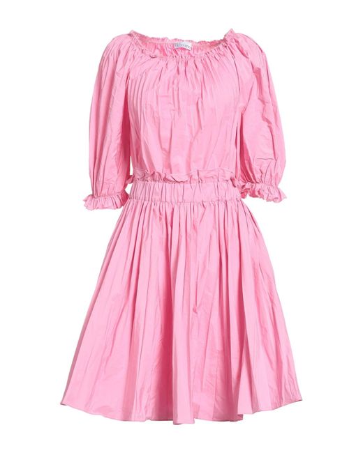 RED Valentino Pink Midi-Kleid