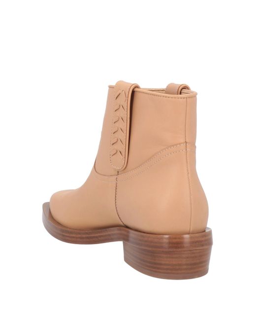 Gabriela Hearst Natural Ankle Boots