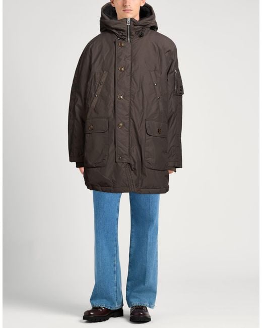 Spiewak Brown Military Coat Polyamide, Cotton for men