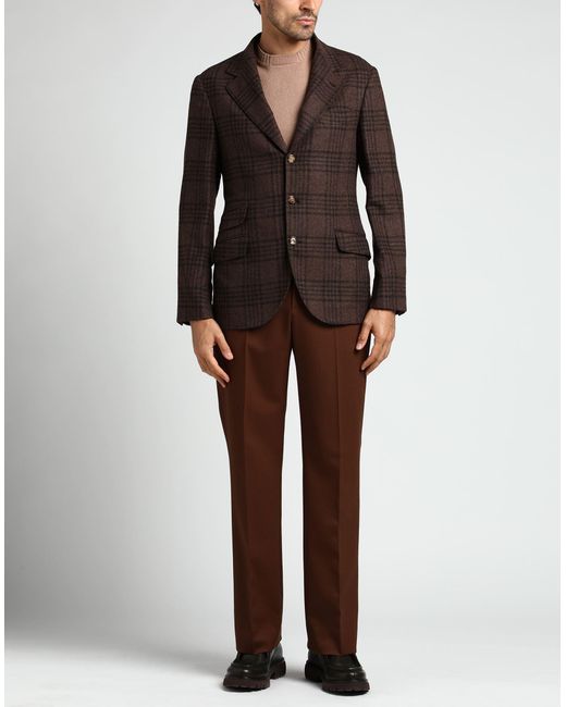 Brunello Cucinelli Black Blazer Wool, Silk, Cashmere for men