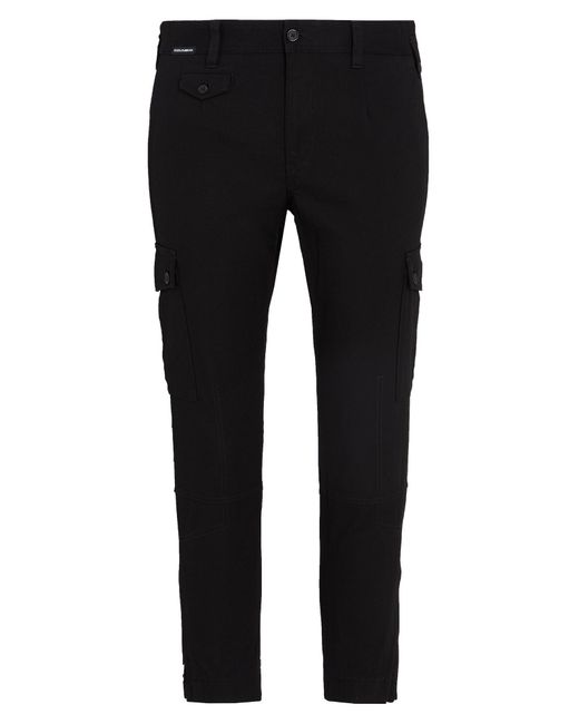 Dolce & Gabbana Gray Pants Cotton, Elastane, Polyurethane for men