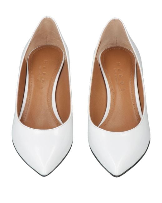 Marni White Pumps Leather