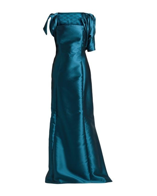 Alberta Ferretti Blue Maxi-Kleid