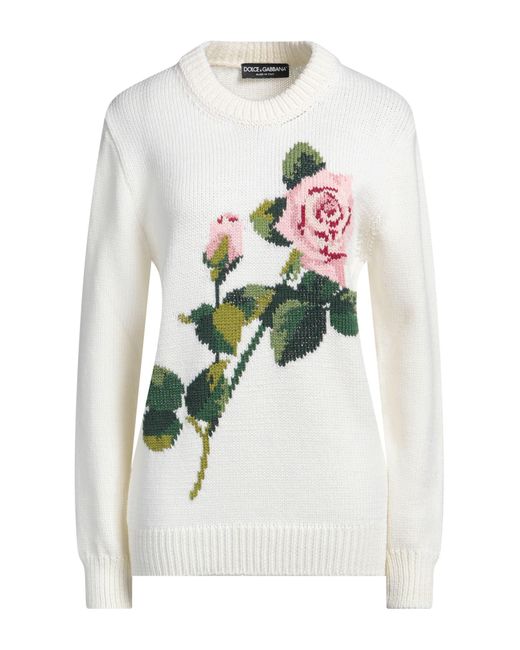 Dolce & Gabbana White Pullover
