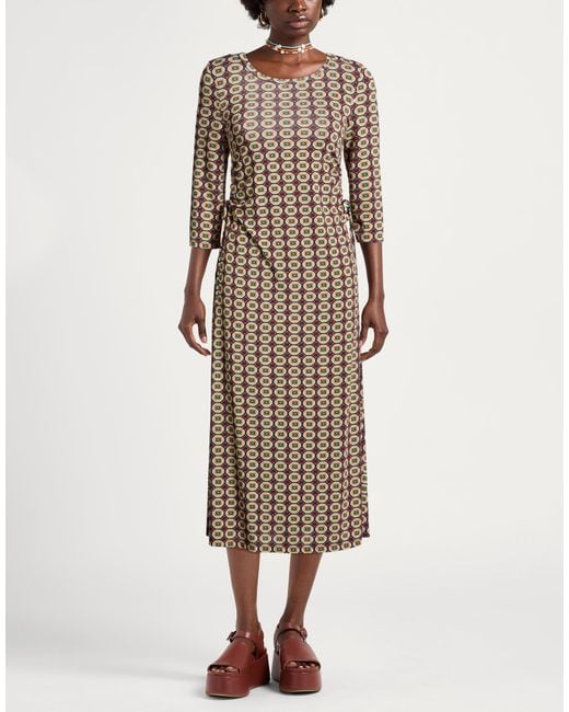Maliparmi Natural Midi Dresses