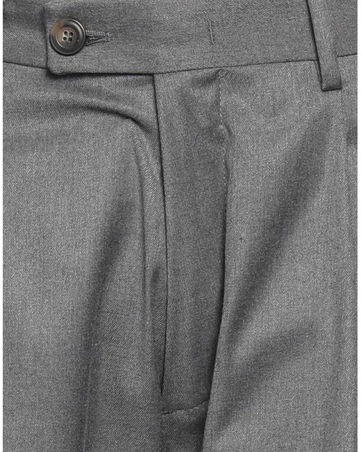 Messagerie Gray Patrizio Piscaglia Pants Polyester, Viscose, Wool, Elastane for men