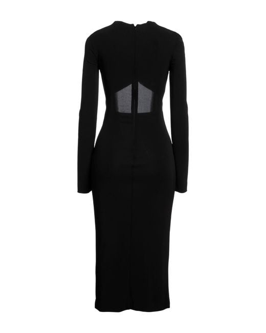 DSquared² Black Midi Dress