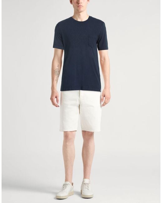 Drumohr Blue T-Shirt Cotton for men