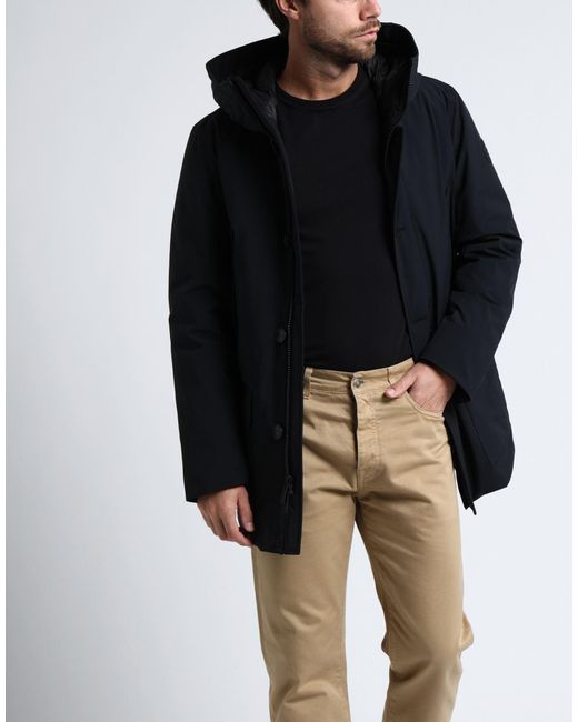 Woolrich Blue Down Jacket for men