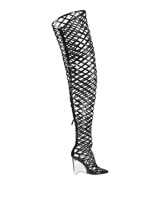Alaïa Black Boot Leather