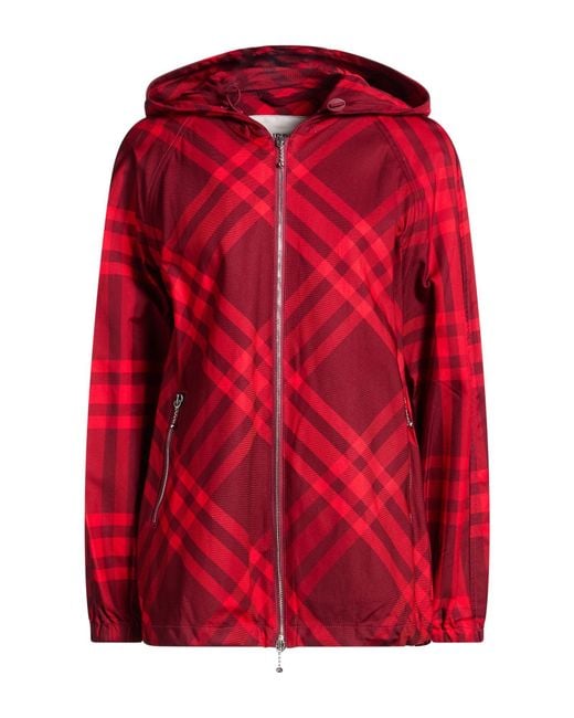 Burberry Red Jacket Polyamide