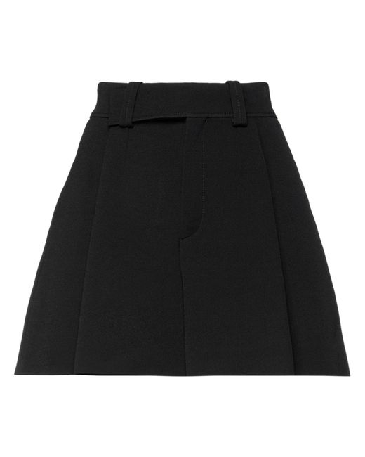 Chloé Black Shorts & Bermuda Shorts Viscose