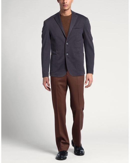 Squad² Blue Midnight Blazer Polyester, Viscose, Elastane for men