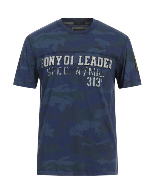 Aeronautica Militare Blue T-shirt for men