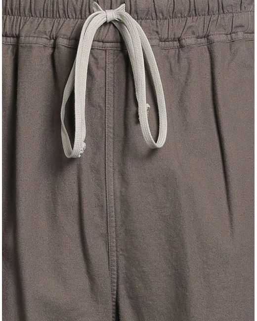 Rick Owens Gray Shorts & Bermuda Shorts for men