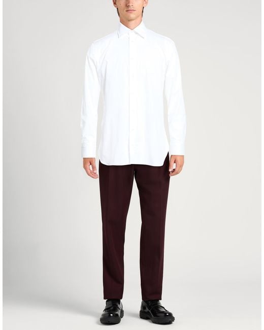 Camicia di Truzzi in White da Uomo