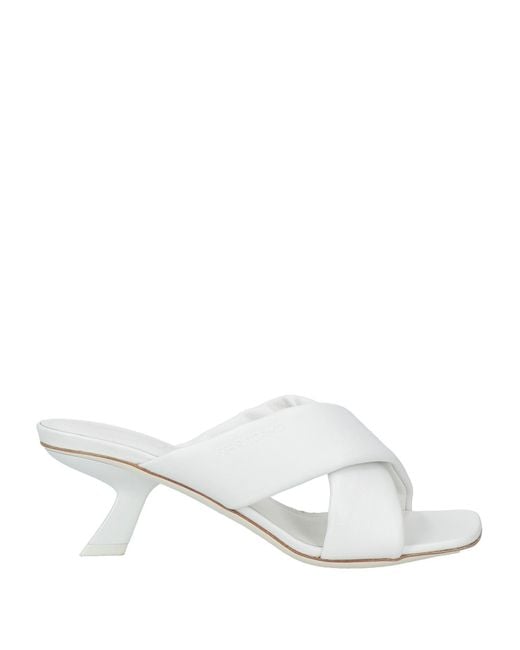 Ferragamo White Sandals