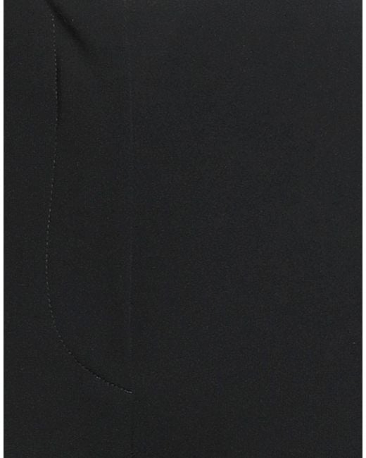 Sportmax Black Pants Viscose, Polyamide, Elastane