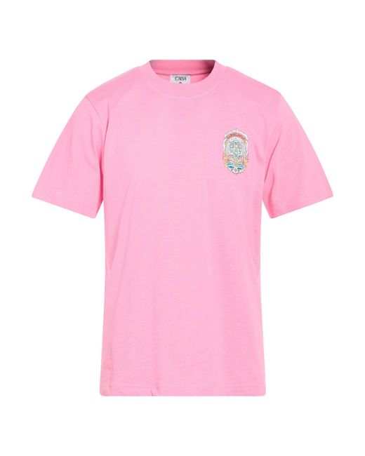 Casablanca Pink T-Shirt for men